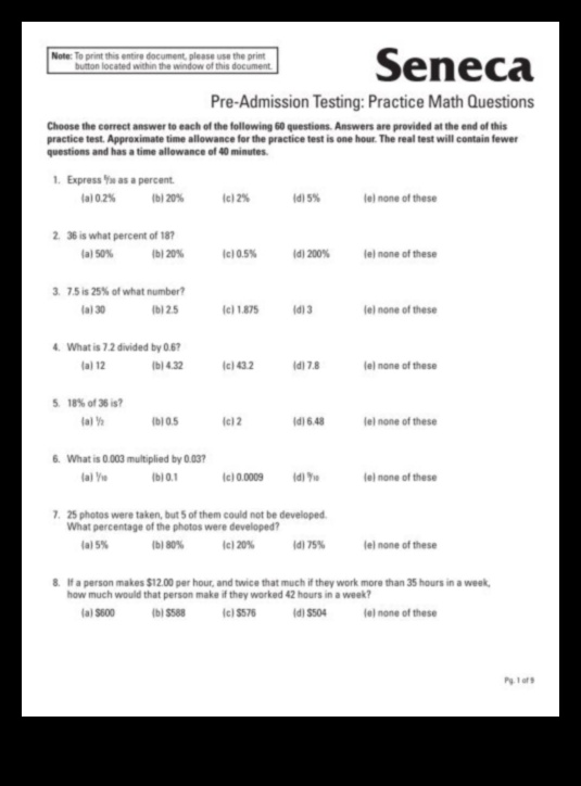 The Cost of Pre-Admission Testing 1